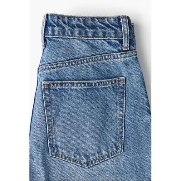 Blue Denim Wide Leg Jeans (Size 6) - Picture 9 of 9